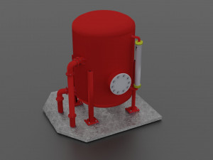 oil tank Model 3D