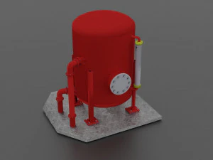 oil tank 3D Model