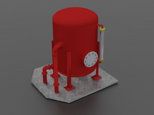 oil tank Model 3D