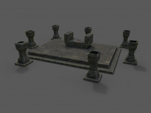 divine stand Modelo 3D