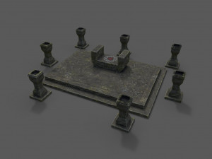divine stand 3D Model