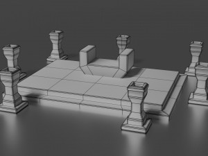 divine stand 3D Model