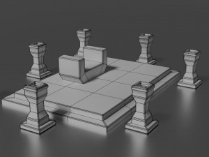 divine stand 3D Model
