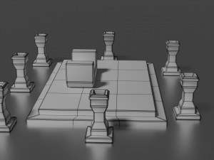 divine stand 3D Model