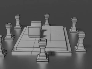 divine stand 3D Model