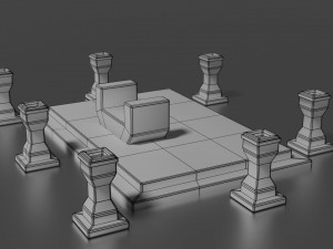 divine stand 3D Model