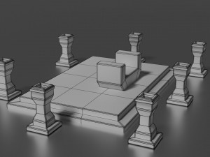 divine stand 3D Model