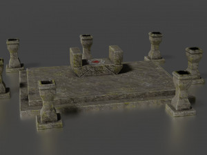divine stand 3D Model