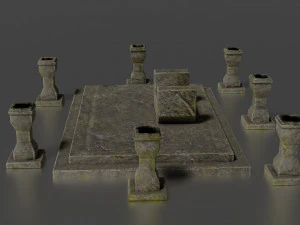 divine stand 3D Model