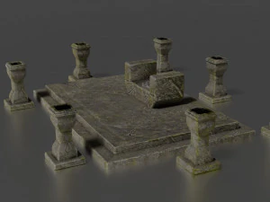 divine stand 3D Model