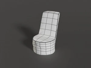 stone chair 3D Model