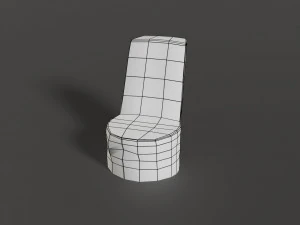stone chair 3D Model