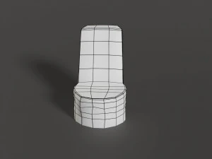stone chair 3D Model