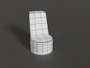stone chair 3D Model