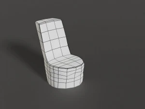 stone chair 3D Model