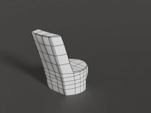 stone chair 3D Model