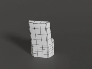 stone chair 3D Model