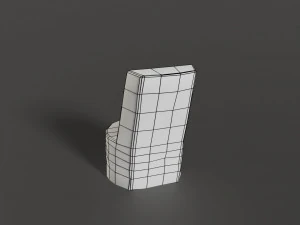 stone chair 3D Model