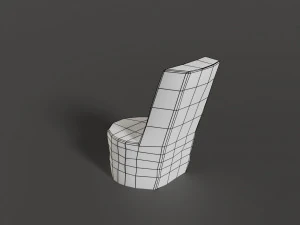 stone chair 3D Model