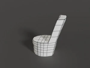 stone chair 3D Model