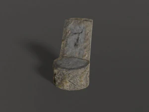 stone chair 3D Model