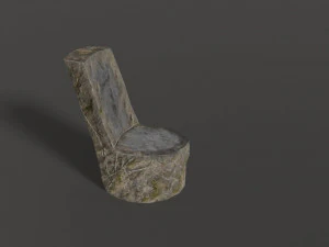 stone chair 3D Model
