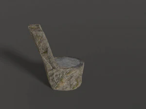 stone chair 3D Model