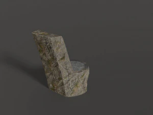 stone chair 3D Model