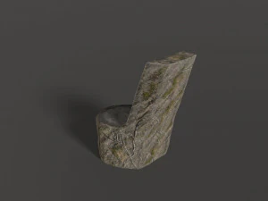 stone chair 3D Model