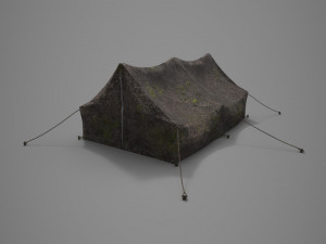 camp tent Model 3D