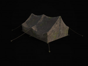camp tent Model 3D