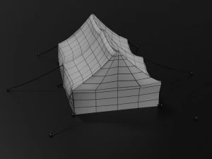 camp tent 3D Model