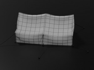 camp tent Model 3D