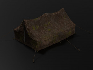 camp tent Model 3D