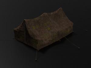 camp tent Model 3D