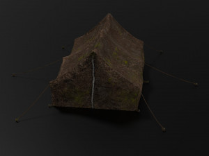 camp tent Model 3D