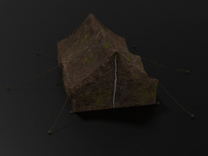 camp tent Model 3D