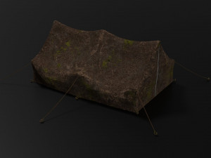 camp tent Model 3D