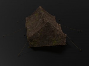 camp tent Model 3D