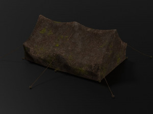 camp tent Model 3D