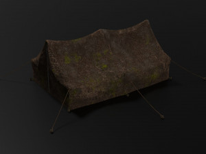 camp tent Model 3D