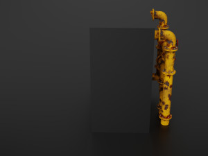 old pipes Model 3D