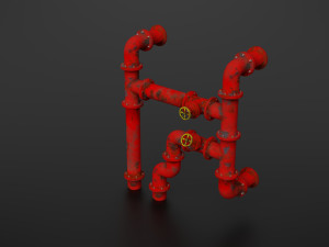 old pipes 3D मॉडल