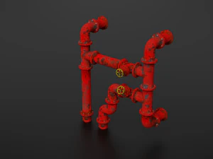 old pipes 3D Model