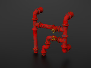 old pipes 3D मॉडल