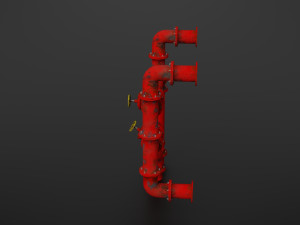 old pipes 3D मॉडल