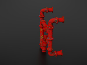 old pipes 3D मॉडल