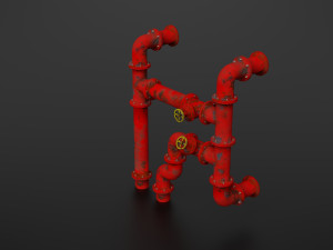 old pipes 3D मॉडल