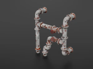 old pipes 3D Model