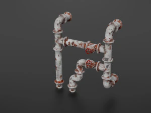 old pipes 3D Model